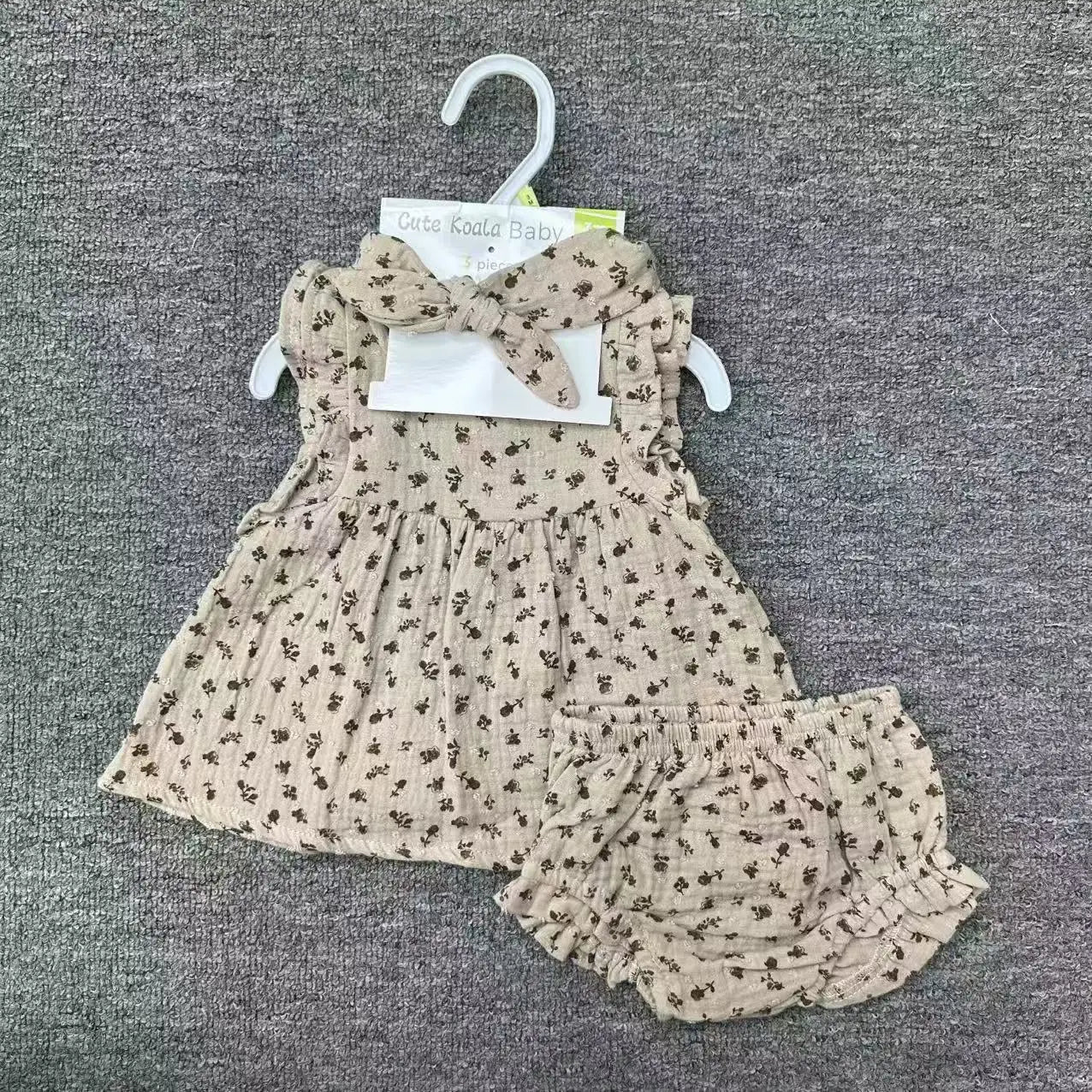 Baby Girl Dress with Bloomers & Headband – Multiple Designs - Little Sprouts & Co. DeMaMa