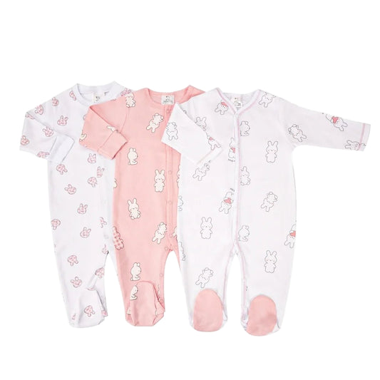 Baby Sleepsuit Set – Assorted Designs for Boys & Girls (3 - Pack) - Little Sprouts & Co. DeMaMa