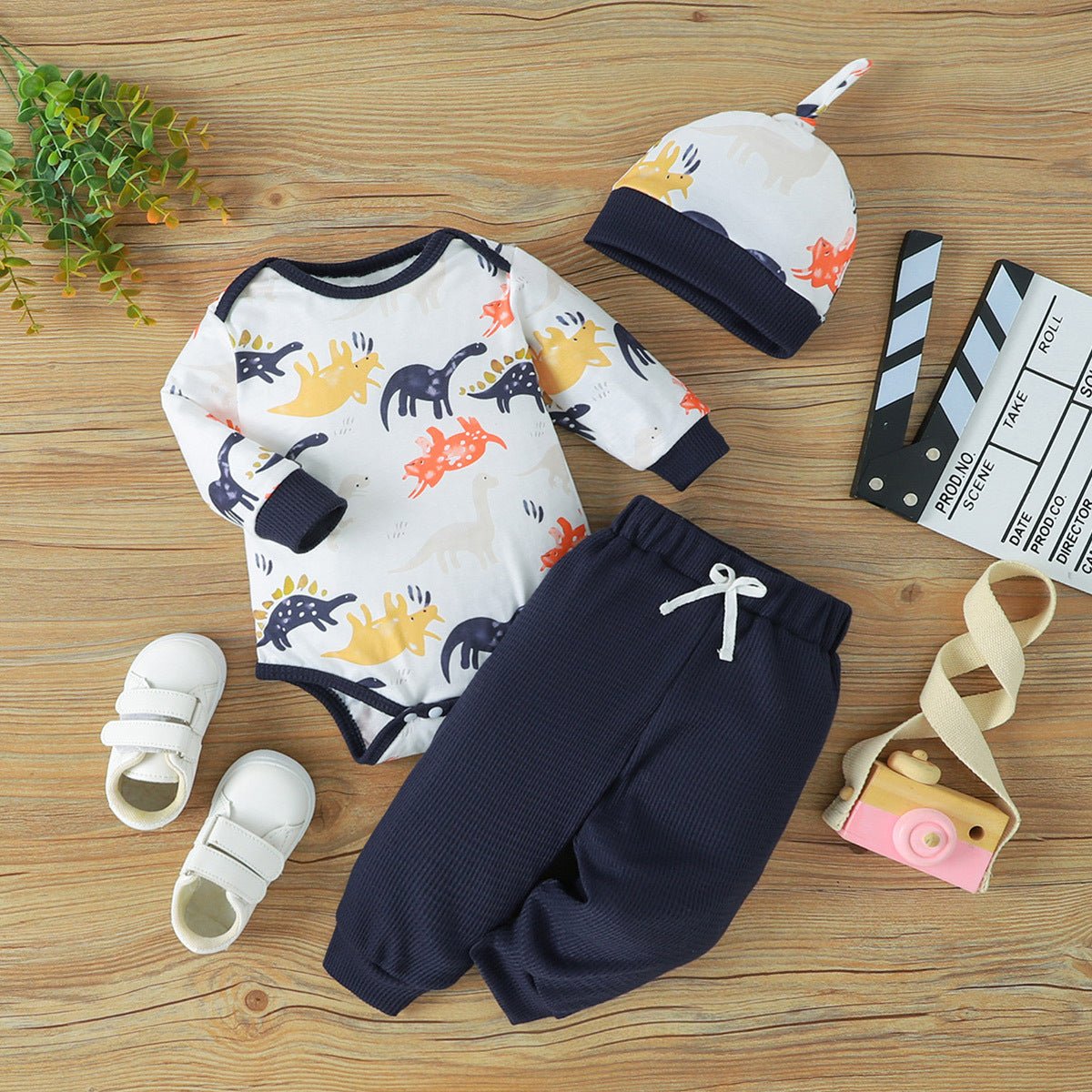 Baby Boy Polo Bodysuit & Shorts Set - Little Sprouts & Co. DeMaMa